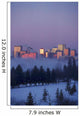 Misty Skyline, Edmonton, Alberta, Canada Wall Mural