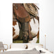 A Close-Up Of A Roper On Horseback Wall Mural