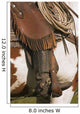A Close-Up Of A Roper On Horseback Wall Mural