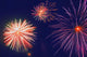 Fireworks In The Night Sky Wall Mural