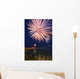 Fireworks Over A Body Of Water Wall Mural