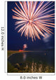Fireworks Over A Body Of Water Wall Mural