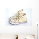 A Pair Of Cream Hightop Sneakers Wall Mural
