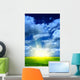 Field Clouds Sky Sunrise Wall Decal