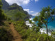Kalalau trail in Kauai, Hawaii Wall Mural