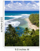 Kee Beach From Kalalau Trail Wall Mural