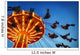 Giant Swing At An Amusement Park Wall Mural