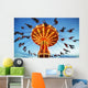 Giant Swing At An Amusement Park Wall Mural