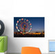 Ferris Wheel In The Evening Wall Mural