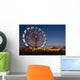 Ferris Wheel In The Evening Wall Mural