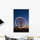 Time Delay Ferris Wheel Wall Mural