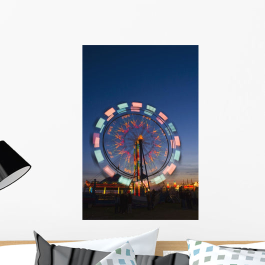 Time Delay Ferris Wheel Wall Mural