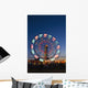 Time Delay Ferris Wheel Wall Mural