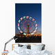 Time Delay Ferris Wheel Wall Mural