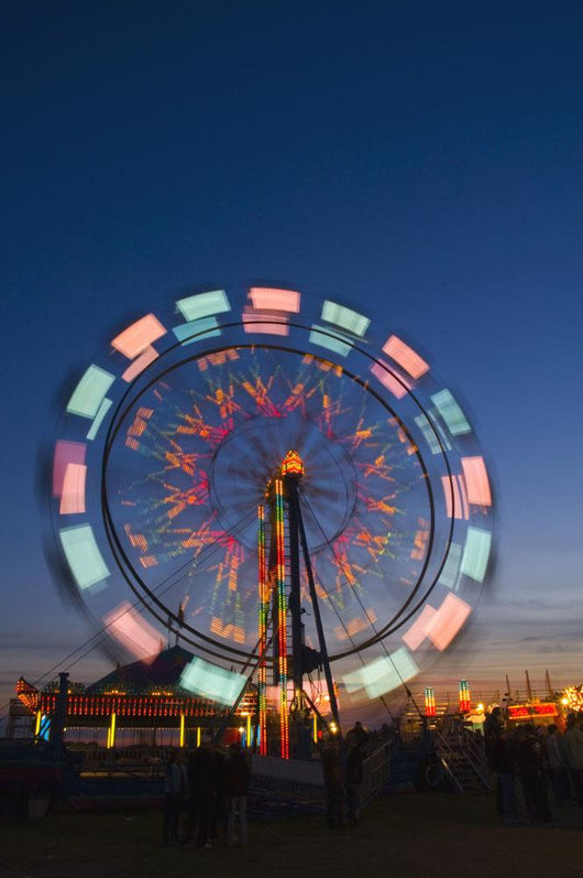 Time Delay Ferris Wheel Wall Mural