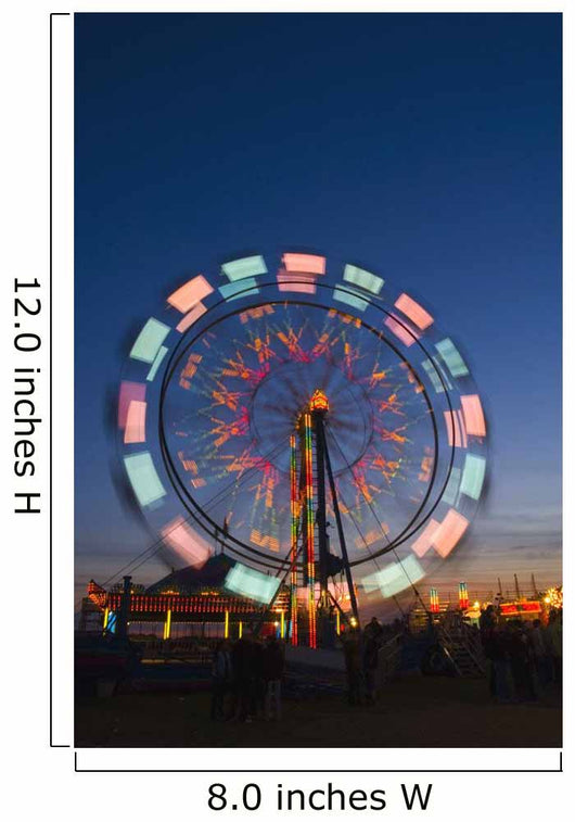 Time Delay Ferris Wheel Wall Mural