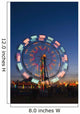 Time Delay Ferris Wheel Wall Mural