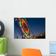Close Up Of A Ferris Wheel At Night Wall Mural