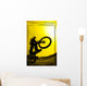 Image Silhouette Cyclist Wall Mural