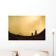Two Cyclists Wall Mural