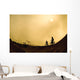 Two Cyclists Wall Mural