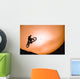 Silhouette Of Stunt Cyclist Wall Mural