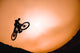 Silhouette Of Stunt Cyclist Wall Mural