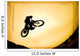 Silhouette Of Stunt Cyclist Wall Mural