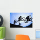 Stunt Cyclists, Alberta, Canada Wall Mural
