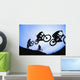 Stunt Cyclists, Alberta, Canada Wall Mural