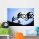 Stunt Cyclists, Alberta, Canada Wall Mural