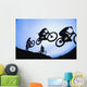 Stunt Cyclists, Alberta, Canada Wall Mural