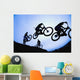 Stunt Cyclists, Alberta, Canada Wall Mural