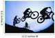 Stunt Cyclists, Alberta, Canada Wall Mural