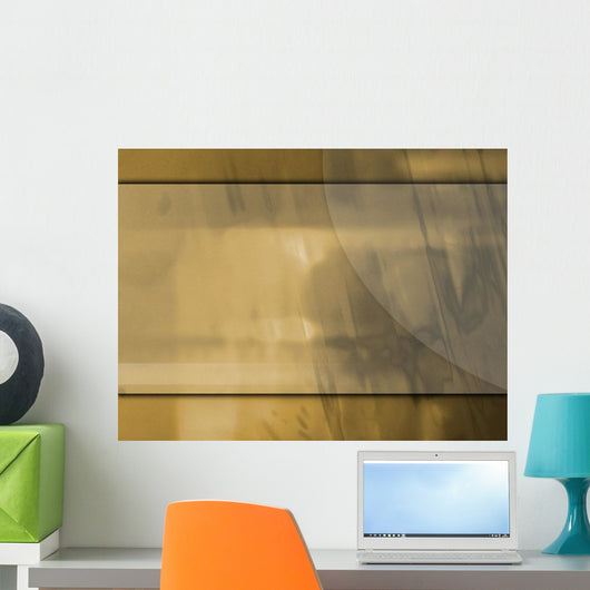 Beige Splotches With A Lighter Beige Band Across It Wall Mural
