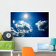 Blue Sky with Clouds Wall Decal