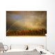 A Rainbow Over A Wooded Area Wall Mural