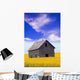 An Abandoned Farm Building Wall Mural
