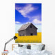 An Abandoned Farm Building Wall Mural
