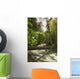 A Rushing River In A Forest Wall Mural