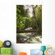 A Rushing River In A Forest Wall Mural
