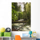 A Rushing River In A Forest Wall Mural
