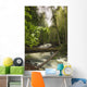 A Rushing River In A Forest Wall Mural
