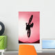 Silhouette Stunt Bike Rider Wall Mural