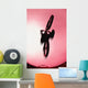Silhouette Stunt Bike Rider Wall Mural