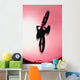 Silhouette Stunt Bike Rider Wall Mural