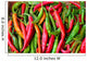 Hot Peppers Wall Mural