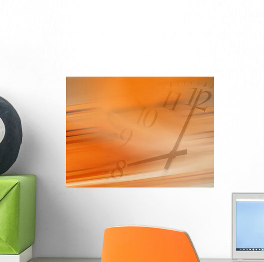 Clock Wall Mural