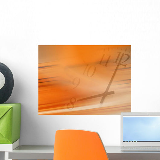 Clock Wall Mural