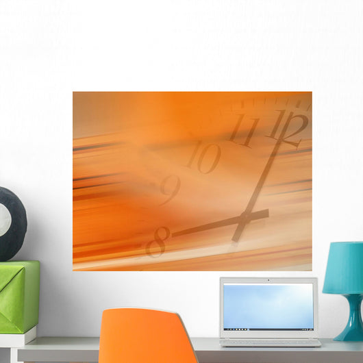 Clock Wall Mural